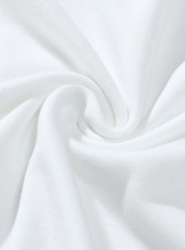 Men White Casual T-Shirt With Cartoon Print