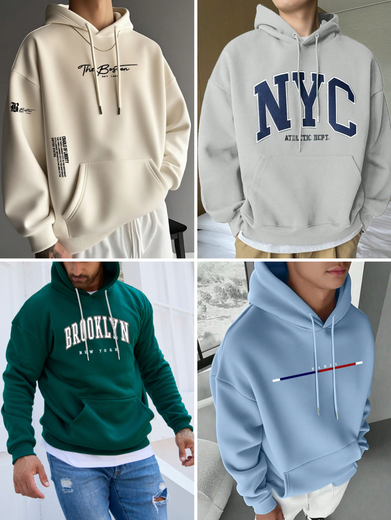 Men’s Mixed Hoodies – Variety of Our Trendy Styles