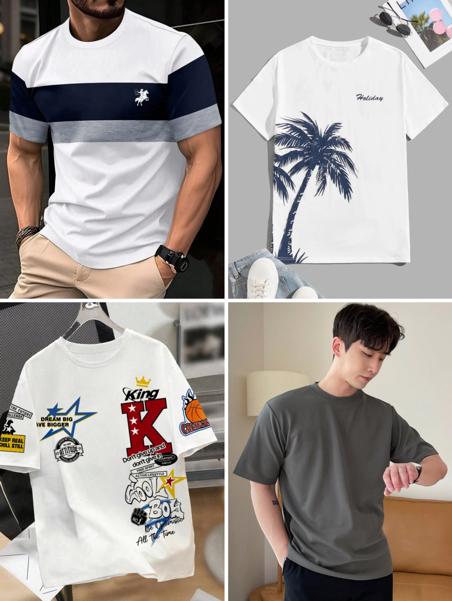 Men’s Mixed T-Shirts – Variety of Our Trendy Styles