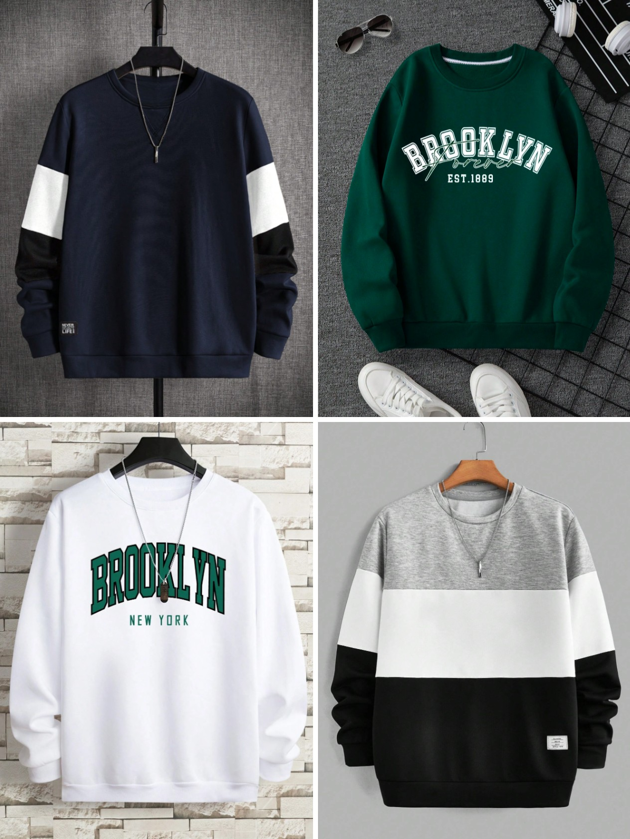 Men’s Mixed Sweatshirts – Variety of Our Trendy Styles