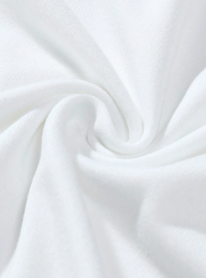 Men White Casual T-Shirt With Cartoon Print