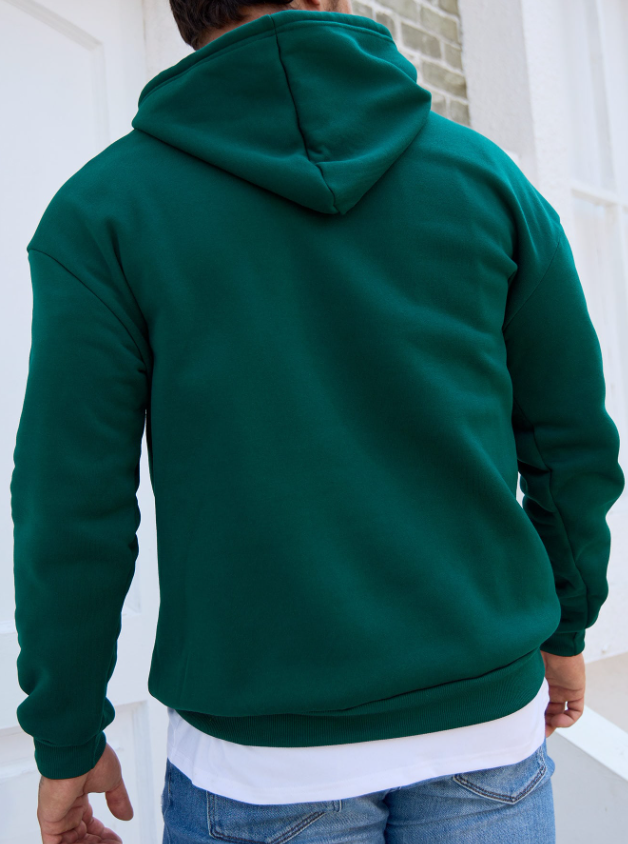 Men’s Urban Green Hoodie with Brooklyn Print