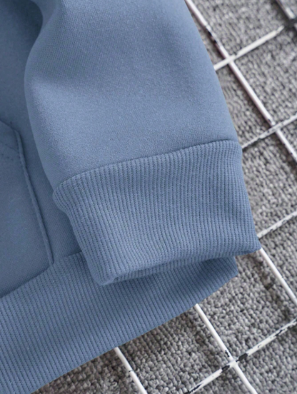 Men’s Casual Hoodie with Paris Letter Print