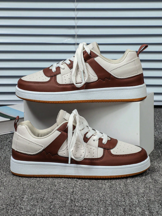 Men’s Brown Minimalist Casual Walking Shoes