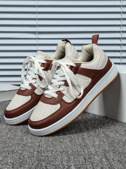 Men’s Brown Minimalist Casual Walking Shoes