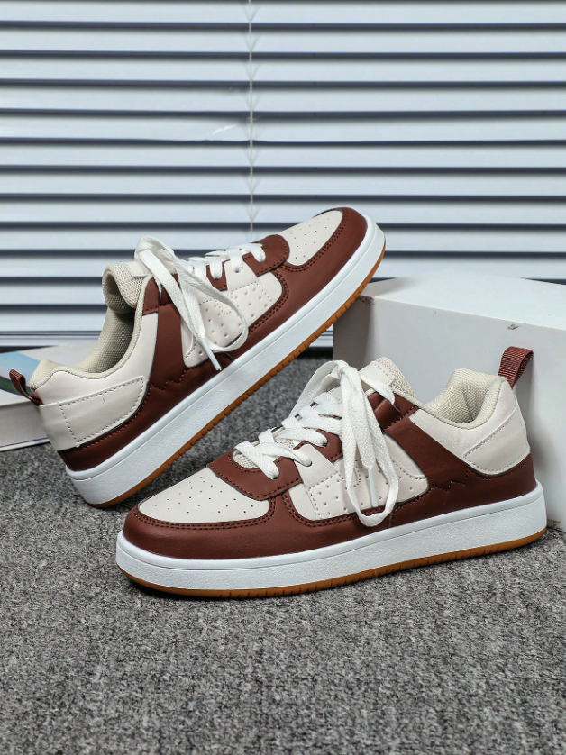 Men’s Brown Minimalist Casual Walking Shoes