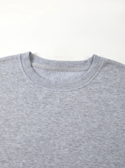 Men’s Grey Basic Thermal Lined Sweatshirt